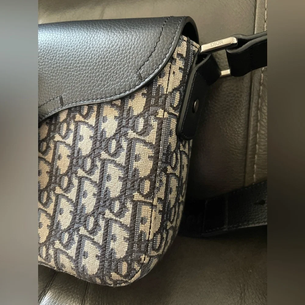 Dior Small Saddle Messenger Bag with Flap